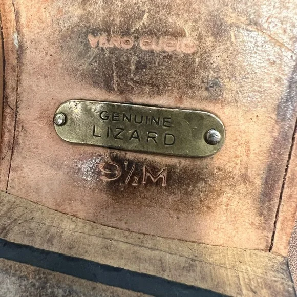 Men’s Mezlan Genuine Lizard Loafers. Size 9.5. - Picture 7 of 8